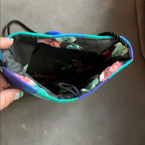 Hand painted Silk Evening Purse - Picture 3 of 4